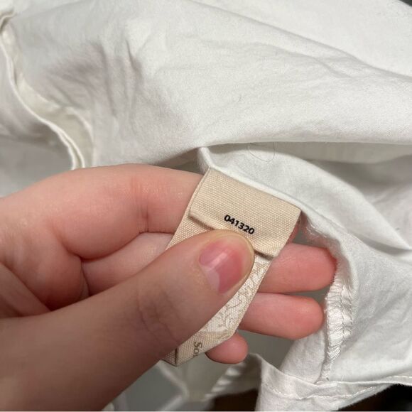 Soft Surroundings White button down long sleeve blouse women's size 2X - Picture 5 of 7